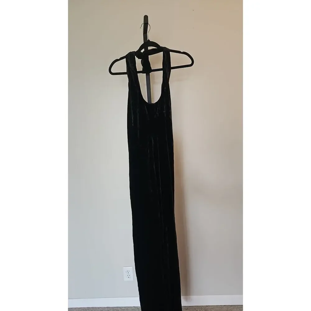 NICOLE MILLER - Velvet dress with neckline on the back - Picture 2 of 7